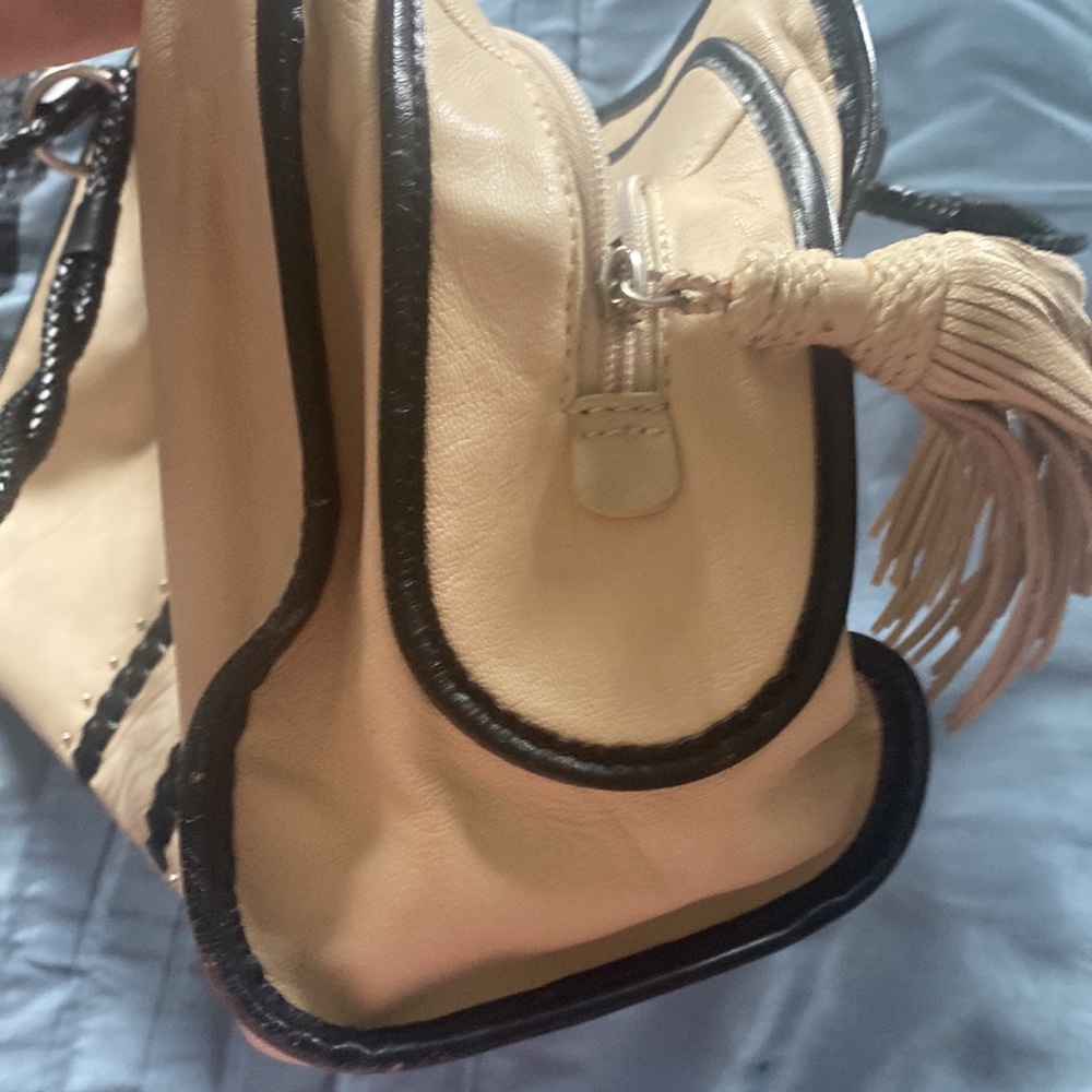 Tan/Crème Pocketbook/Bag/purse - Picture 7 of 11